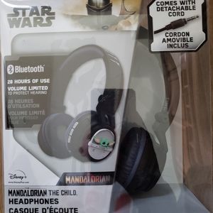 Mandalirian the child headphones over the head